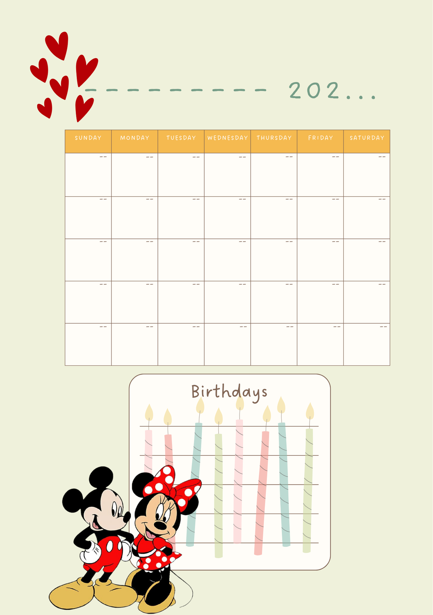 The mickey & Minnie Planner - Image 2